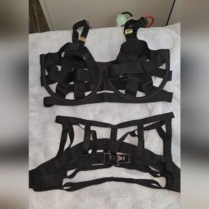 Black Strappy Lingerie Set